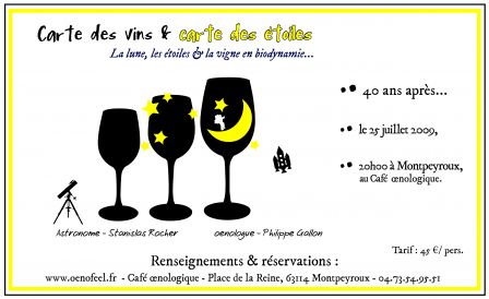 Carte des vins, carte des étoiles