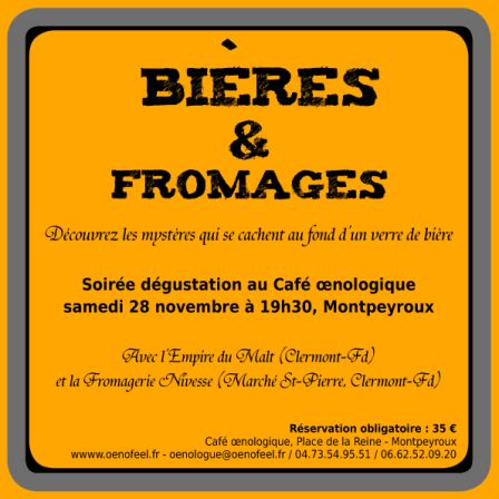 Bières et Fromages