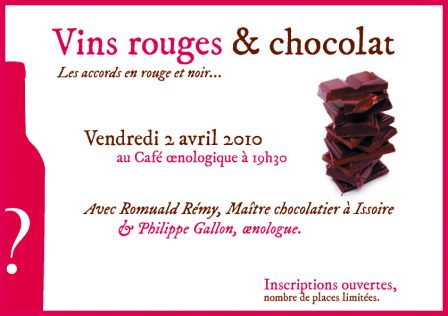 Vin rouge & chocolat